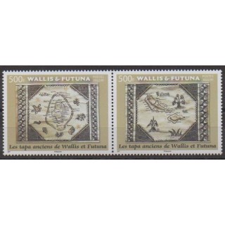 Buy this stamp of Wallis et Futuna of the year 2022 (Les tapa anciens).