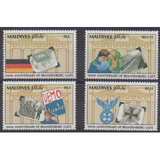 Acheter cette série de timbres des Maldives de l'année 1991 (No 1397/1400).
