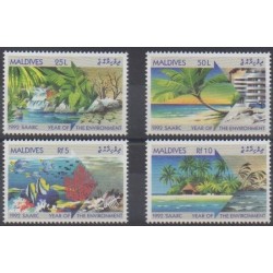 Maldives - 1992 - Nb 1547/1550 - Environment