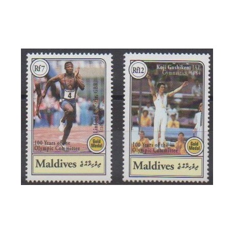 Maldives - 1994 - No 1893/1894 - Jeux Olympiques d'été