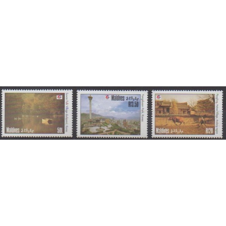 Acheter cette série de timbres des Maldives de l'année 1994 (No 1870/1872).