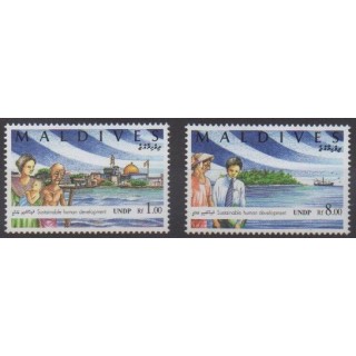 Acheter cette série de timbres des Maldives de l'année 1994 (No 1921/1922).
