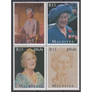 Acheter cette série de timbres des Maldives de l'année 1995 (No 2027/2030).