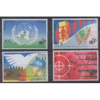 Acheter cette série de timbres des Maldives de l'année 1995 (No 2070/2073).
