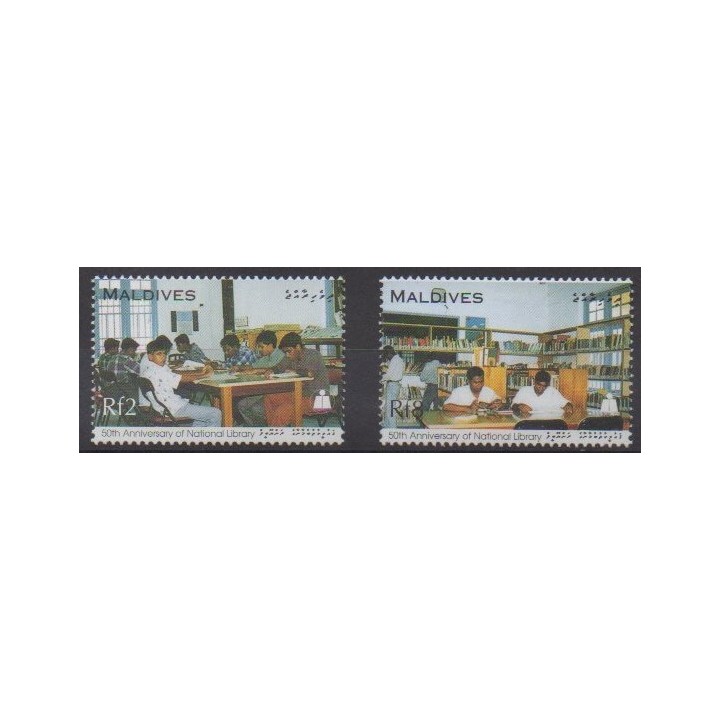 Acheter cette série de timbres des Maldives de l'année 1995 (No 2034/2035).