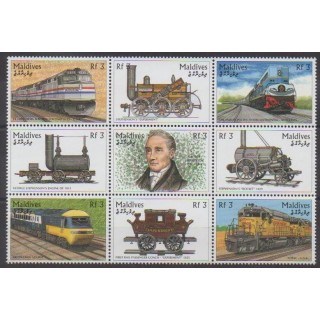Acheter cette série de timbres des Maldives de l'année 1996 (No 2254/2262).