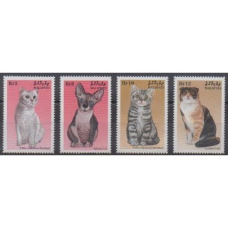 Acheter cette série de timbres des Maldives de l'année 1998 (No 2636/2639).