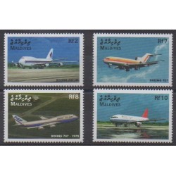 Maldives - 1998 - Nb 2654/2657 - Planes