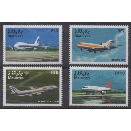 Maldives - 1998 - Nb 2654/2657 - Planes