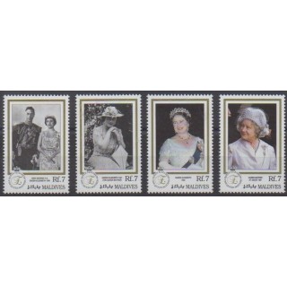 Acheter cette série de timbres des Maldives de l'année 1999 (No 2849/2852).