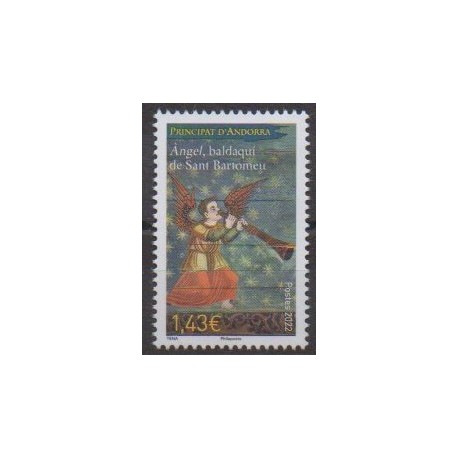 French Andorra - 2022 - Nb 884 - Christmas