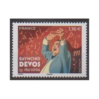 Acheter ce timbre de France de l'année 2022 (Raymond Devos).