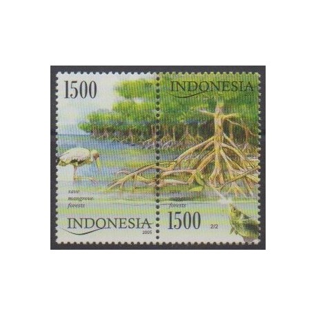 Indonésie - 2005 - No 2143/2144 - Environnement