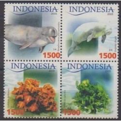 Indonesia - 2005 - Nb 2159/2162 - Sea life