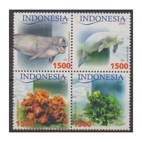 Indonesia - 2005 - Nb 2159/2162 - Sea life