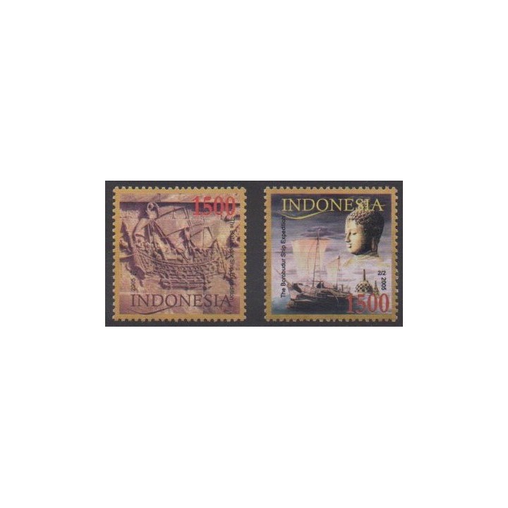Acheter cette série de timbres d'Indonésie de l'année 2005 (No 2157/2158).