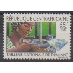 Central African Republic - 1991 - Nb 855A - Minerals - Gems