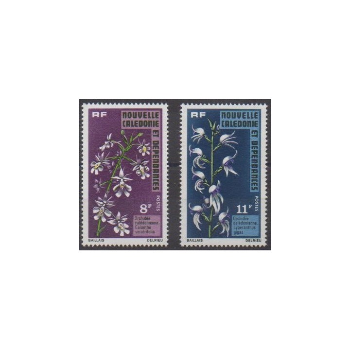 Acheter cette série de timbres de Nouvelle-Calédonie de l'année 1975 (No 392/393).