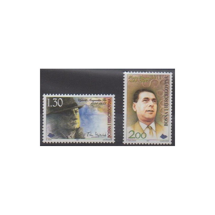Acheter cette série de timbres de Bosnie-Herzégovine de l'année 1997 (No 245/246).