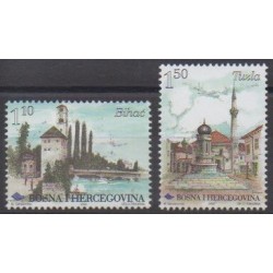 Bosnia and Herzegovina - 2000 - Nb 332C/332D - Monuments