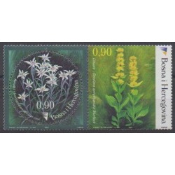 Bosnie-Herzégovine - 2003 - No 393/394 - Fleurs