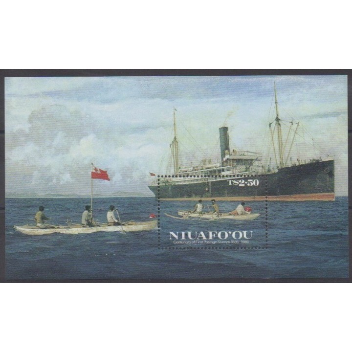 Buy this souvenir sheet  of Tonga - Niuafo'ou of the year 1986 (Nb BF4).