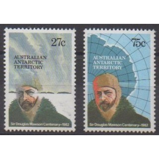 Acheter cette série de timbres d'Autralie antarctique de l'année 1982 (No 53/54).