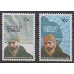 Australie - territoire antarctique - 1982 - No 53/54 - Célébrités - Polaire