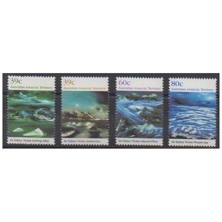 Acheter cette série de timbres d'Autralie antarctique de l'année 1989 (No 84/87).
