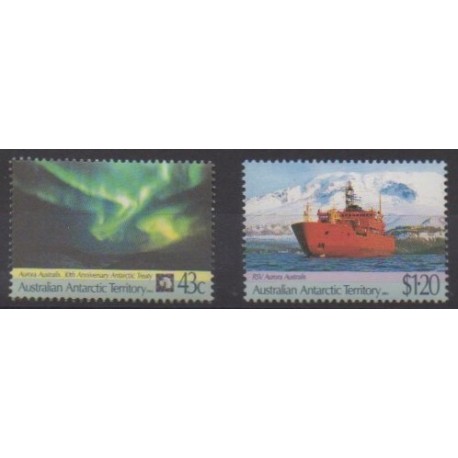 Australian Antarctic Territory - 1991 - Nb 88/89 - Polar