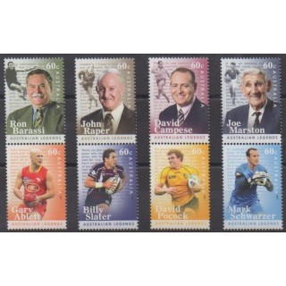 Acheter cette série de timbres d'Australie de l'année 2012 (No 3533/3540).