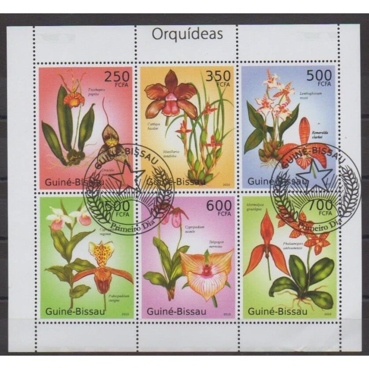 Acheter cette série de timbres de Guinée-Bissau de l'année 2010 (No 3535/3540). - Oblitéré