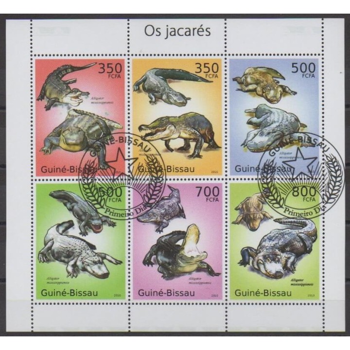 Buy this set of stamps of Guinea-Bissau of the year 2010 (Nb 3463/3468). - Used