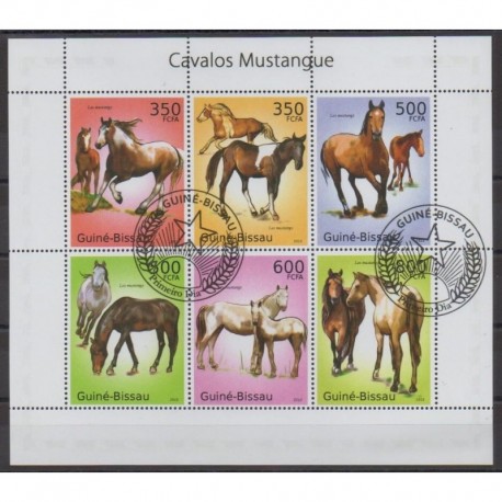 Guinea-Bissau - 2010 - Nb 3529/3534 - Horses - Used