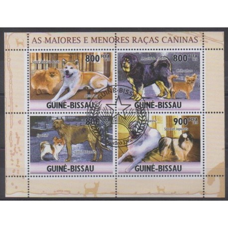 Guinée-Bissau - 2010 - No 3577/3580 - Chiens - Oblitérés