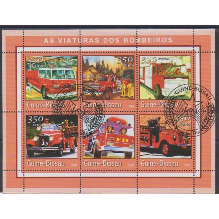 Buy this set of stamps of Guinea-Bissau of the year 2001 (Nb 1031BX/1031CC). - Used