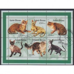 Guinea-Bissau - 2001 - Nb 843/848 - Cats - Used
