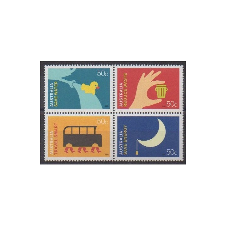Acheter cette série de timbres d'Australie de l'année 2008 (No 2902/2905).
