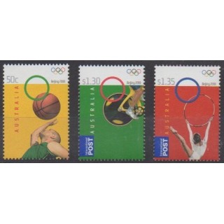 Acheter cette série de timbres d'Australie de l'année 2008 (No 2918/2920).