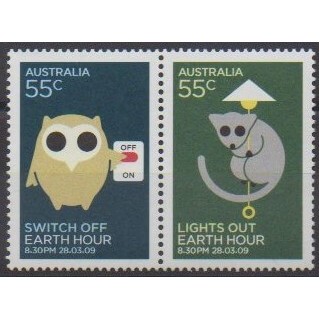 Acheter cette série de timbres d'Australie de l'année 2009 (No 3037/3038).