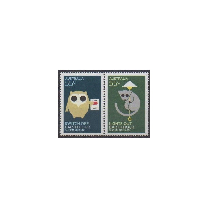 Buy this set of stamps of Australia of the year 2009 (Nb 3037/3038).