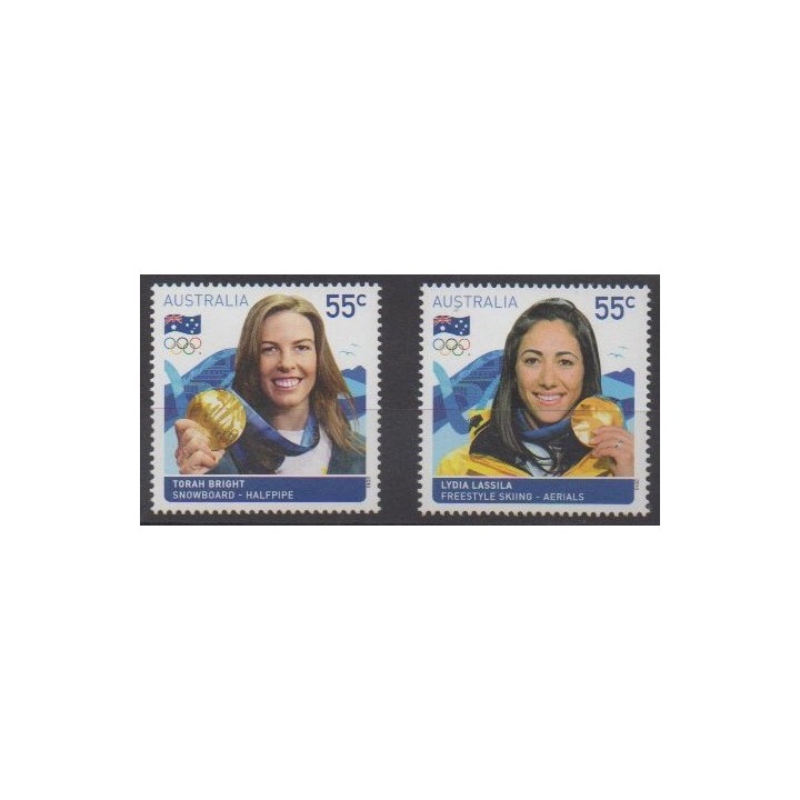 Buy this set of stamps of Australia of the year 2010 (Nb 3226/3227).