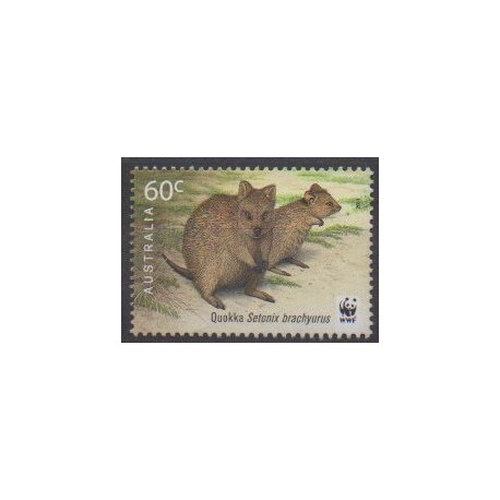 Australie - 2011 - No 3480 - Mammifères - Espèces menacées - WWF