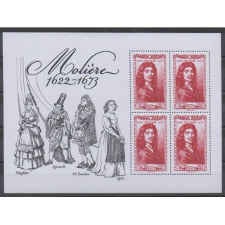 Buy this souvenir sheet  of France of the year 2022 (Nb BF Molière).