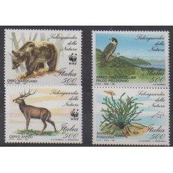 Italy - 1991 - Nb 1926/1929 - Animals - Endangered species - WWF