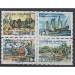 Italie - 1992 - No 1943/1946 - Christophe Colomb