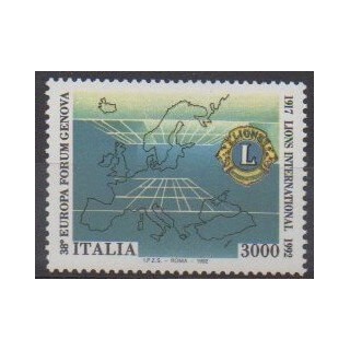 Buy this stamp of Italy of the year 1992 (Nb 1982).