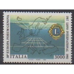 Italie - 1992 - No 1982 - Rotary ou Lions club