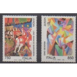 Italie - 1993 - No 2011/2012 - Peinture - Europa