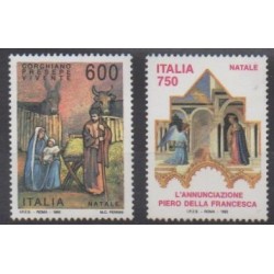 Italy - 1993 - Nb 2029/2030 - Christmas